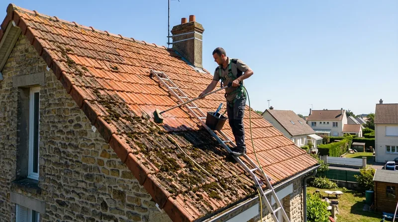 Nettoyage & Démoussage de toiture Caen