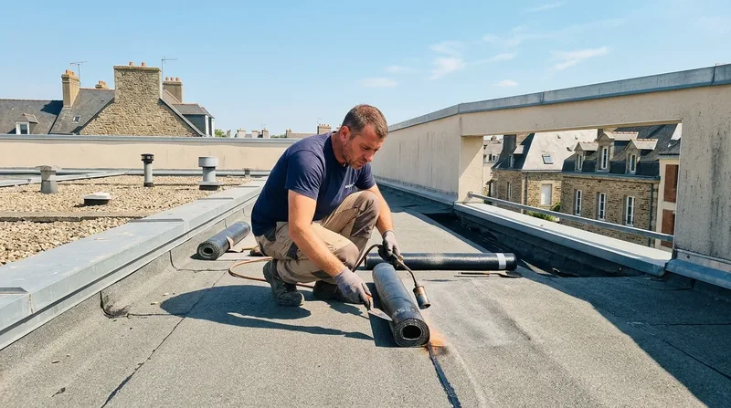 Étanchéité toiture-terrasse Caen